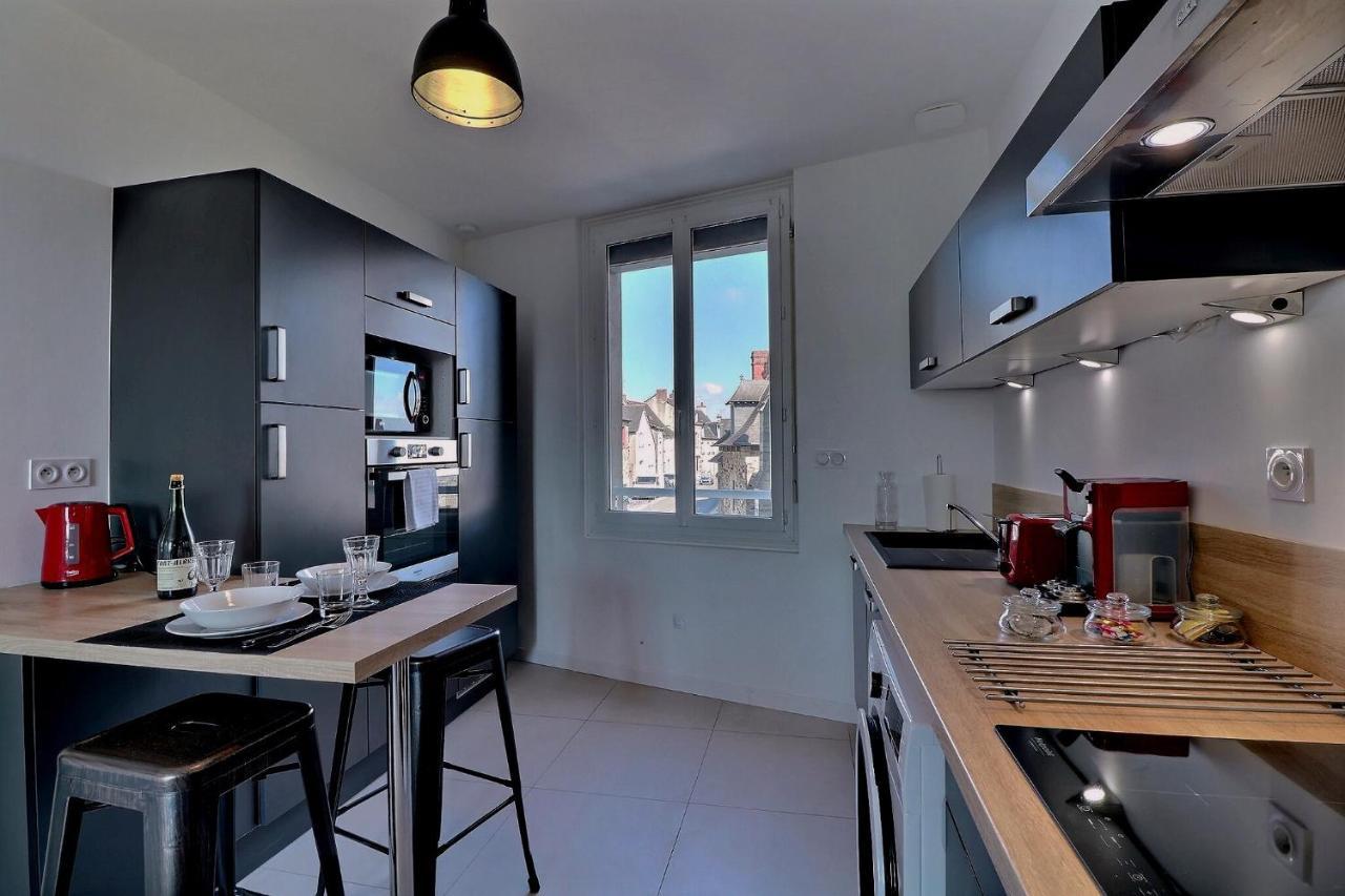 Appartement Logisy en centre-ville de Vitré I Logisy l'Indu Exterior foto